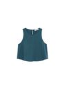 Mango - dark blue Flowy crop top Mango - dark blue Flowy crop top
