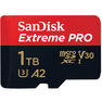 SANDISK - Sandisk Extreme Pro Micro Sdxc 1TB + Sd Adapter + Rescue Pro Deluxe 170Mb/S A2 C10 V30 Uhs-I U3 SANDISK - Sandisk Extreme Pro Micro Sdxc 1TB + Sd Adapter + Rescue Pro Deluxe 170Mb/S A2 C10 V30 Uhs-I U3