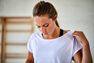 DOMYOS - M/L Women's Cardio Fitness T-Shirt 120 - /Printed, Dark Blue DOMYOS - M/L Women's Cardio Fitness T-Shirt 120 - /Printed, Dark Blue