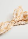 Mango - light beige Bow printed hairband, Kids Girl Mango - light beige Bow printed hairband, Kids Girl