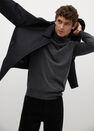 Mango - dark grey 100% merino wool washable sweater Mango - dark grey 100% merino wool washable sweater