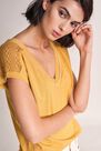 Salsa Jeans - Yellow Top with lace Salsa Jeans - Yellow Top with lace