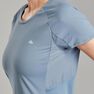 QUECHUA - Large MH500 Women's Short-sleeved Mountain Hiking T-Shirt, Mouse Grey QUECHUA - Large MH500 Women's Short-sleeved Mountain Hiking T-Shirt, Mouse Grey