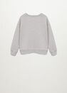 Mango - medium grey Printed organic cotton sweatshirt Mango - medium grey Printed organic cotton sweatshirt