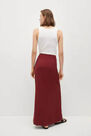 Mango - dark red Slit long skirt, Women Mango - dark red Slit long skirt, Women