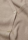 Mango - lt pastel grey Ribbed long cardigan Mango - lt pastel grey Ribbed long cardigan