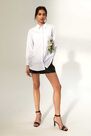 Mohito - Cotton Shirt With Slogans - White Mohito - Cotton Shirt With Slogans - White