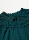 Mango - green Flowy ruffle blouse Mango - green Flowy ruffle blouse