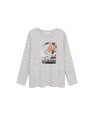 Mango - medium grey Organic printed cotton t-shirt Mango - medium grey Organic printed cotton t-shirt