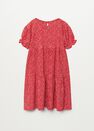Mango - red Textured printed dress Mango - red Textured printed dress