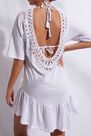 Calzedonia - White Crochet Neck Kaftan, Women Calzedonia - White Crochet Neck Kaftan, Women
