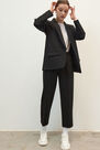 Mohito - Blazer With Crinkled Sleeves - Black Mohito - Blazer With Crinkled Sleeves - Black