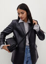 Mango - Black Quilted Cross-Body Bag Mango - Black Quilted Cross-Body Bag