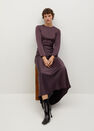 Mango - Dark Red Cut-Out Back Dress Mango - Dark Red Cut-Out Back Dress