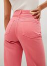 Mango - bright pink Wide leg high waist jeans, Women Mango - bright pink Wide leg high waist jeans, Women