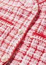 Mango - red Tweed pocket vest, Women Mango - red Tweed pocket vest, Women