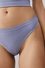 Urban Outfitters - Blue Wedgewood Out From Under Cindy Solid Thong, Women Urban Outfitters - Blue Wedgewood Out From Under Cindy Solid Thong, Women