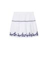 Mango - Natural White Embroidered Cotton Skirt, Kids Girl Mango - Natural White Embroidered Cotton Skirt, Kids Girl