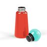 LUND LONDON - Lund Skittle Bottle Mini Coral with Sky Blue Lid 300 ml LUND LONDON - Lund Skittle Bottle Mini Coral with Sky Blue Lid 300 ml