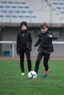 KIPSTA - 10-11Y T500 Kids' Half-Zip Football Training Sweatshirt - Black/Neon, Black KIPSTA - 10-11Y T500 Kids' Half-Zip Football Training Sweatshirt - Black/Neon, Black