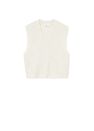 Mango - light beige V-neck knitted gilet Mango - light beige V-neck knitted gilet