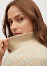 Mango - Light Beige Contrasting Knit Polo Mango - Light Beige Contrasting Knit Polo