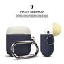 ELAGO DESIGN - Elago Duo Hang Case Jean Indigo/Classic White/Yellow for AirPods ELAGO DESIGN - Elago Duo Hang Case Jean Indigo/Classic White/Yellow for AirPods