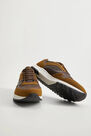 Mango - Brown Leather Mixed Sneakers Mango - Brown Leather Mixed Sneakers