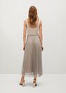 Mango - light beige Metallic pleated skirt Mango - light beige Metallic pleated skirt