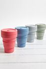 Urban Outfitters - BLUE Stojo Brooklyn 355ml Collapsible Travel Mug Urban Outfitters - BLUE Stojo Brooklyn 355ml Collapsible Travel Mug