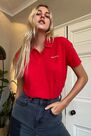 Urban Outfitters - RED iets frans... Cropped Pique Polo Shirt Urban Outfitters - RED iets frans... Cropped Pique Polo Shirt