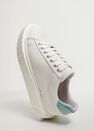 Mango - White Platform lace-up sneakers Mango - White Platform lace-up sneakers