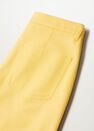 Mango - yellow Straight cotton trousers, Women Mango - yellow Straight cotton trousers, Women