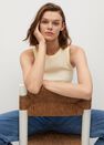 Mango - yellow Recycled polyester top, Women Mango - yellow Recycled polyester top, Women