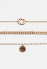 Missguided - Gold Look Multi Row Resin Drop Necklace, Women Missguided - Gold Look Multi Row Resin Drop Necklace, Women
