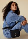 Mango - black Flap pebbled bag Mango - black Flap pebbled bag