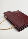 Mango - Dark Red Chain Cardholder Mango - Dark Red Chain Cardholder