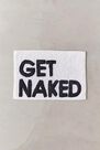 Urban Outfitters - Black & White Get Naked Bath Mat Urban Outfitters - Black & White Get Naked Bath Mat