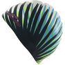 NABAIJI - Unique Size Silicone Print Swim Cap - Mozi, Black NABAIJI - Unique Size Silicone Print Swim Cap - Mozi, Black