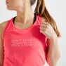 DOMYOS - S/M Energy Women's Printed Cardio Fitness Tank Top - Asphalt Blue DOMYOS - S/M Energy Women's Printed Cardio Fitness Tank Top - Asphalt Blue