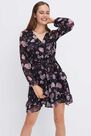 Mohito - Chiffon Floral Dress - Black Mohito - Chiffon Floral Dress - Black