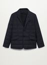 Mango - navy Waterproof feather down coat Mango - navy Waterproof feather down coat