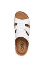 AM SHOE - White Slide Sandals, Men AM SHOE - White Slide Sandals, Men