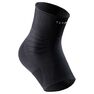 TARMAK - 3 Men's/Women's Left/Right Compression Ankle Support Soft 500 - Black, Dark Grey TARMAK - 3 Men's/Women's Left/Right Compression Ankle Support Soft 500 - Black, Dark Grey