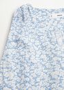 Mango - Medium Blue Flowy Printed Dress, Women Mango - Medium Blue Flowy Printed Dress, Women
