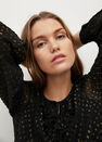 Mango - black Metallic details dress Mango - black Metallic details dress