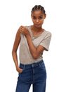 Mango - lt pastel grey 100% linen t-shirt Mango - lt pastel grey 100% linen t-shirt