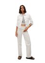 Mango - white Cotton denim jacket, Women Mango - white Cotton denim jacket, Women
