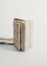 Mango - Natural White Quilted Cross-Body Bag Mango - Natural White Quilted Cross-Body Bag