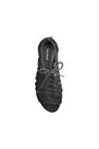 Graceland - Black Strappy High Sandals, Women Graceland - Black Strappy High Sandals, Women